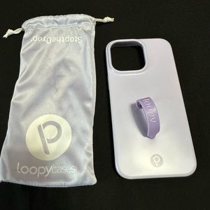 iPhone 14 pro max lilac loopy case